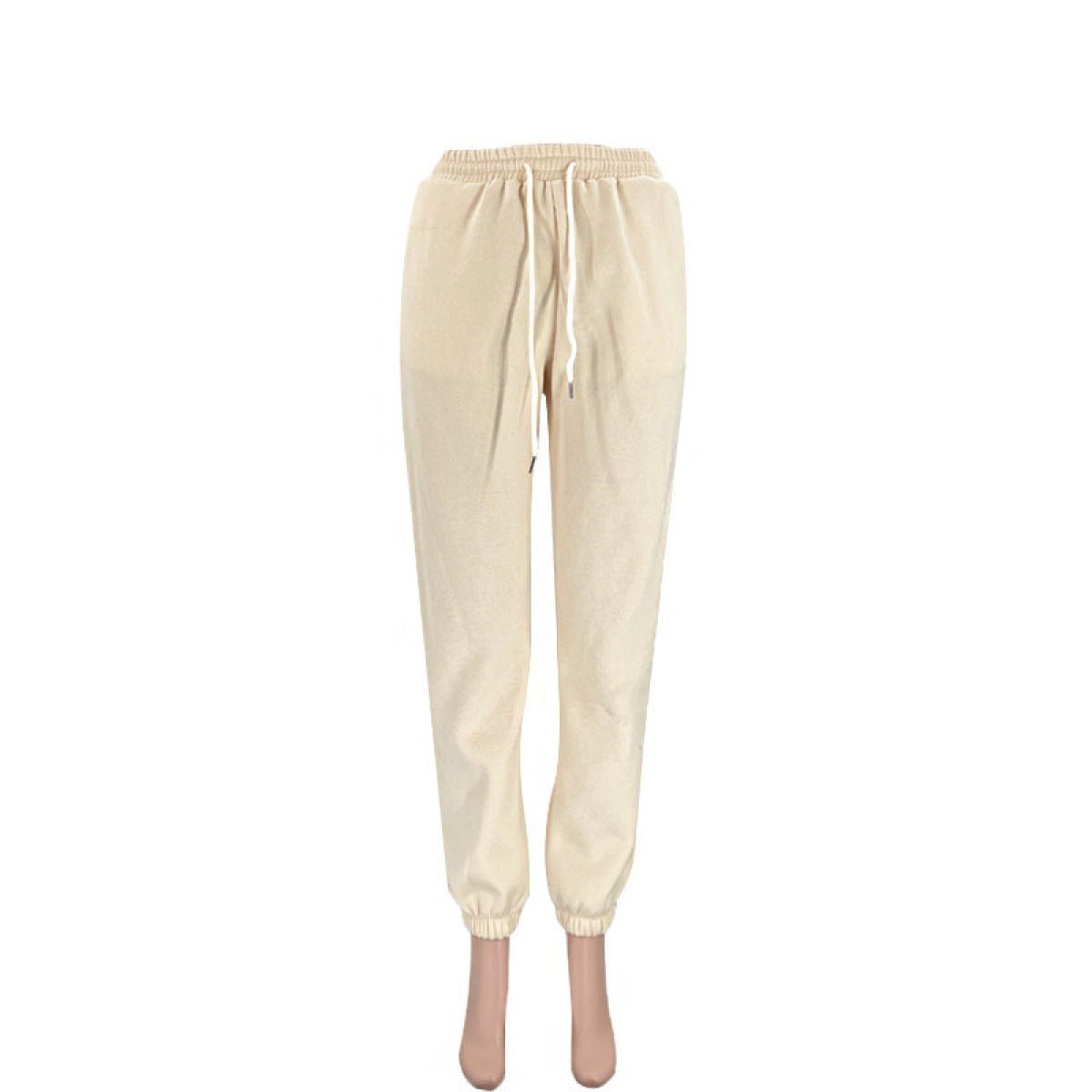 Stand-Up Collar Zipper Pullover Long-Sleeved Sweatshirts & Tie Pants Sets - Talk to the tee store