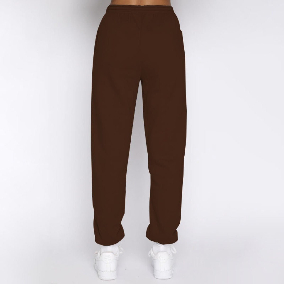 Stand-Up Collar Zipper Pullover Long-Sleeved Sweatshirts & Tie Pants Sets - Talk to the tee store