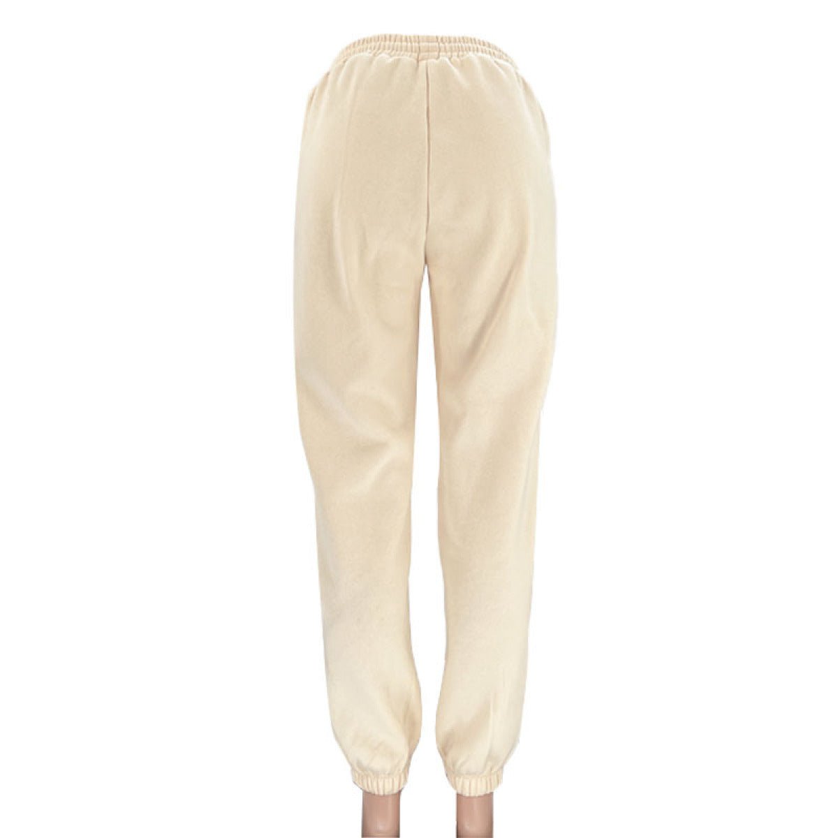 Stand-Up Collar Zipper Pullover Long-Sleeved Sweatshirts & Tie Pants Sets - Talk to the tee store