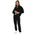 Stand-Up Collar Zipper Pullover Long-Sleeved Sweatshirts & Tie Pants Sets - Talk to the tee store