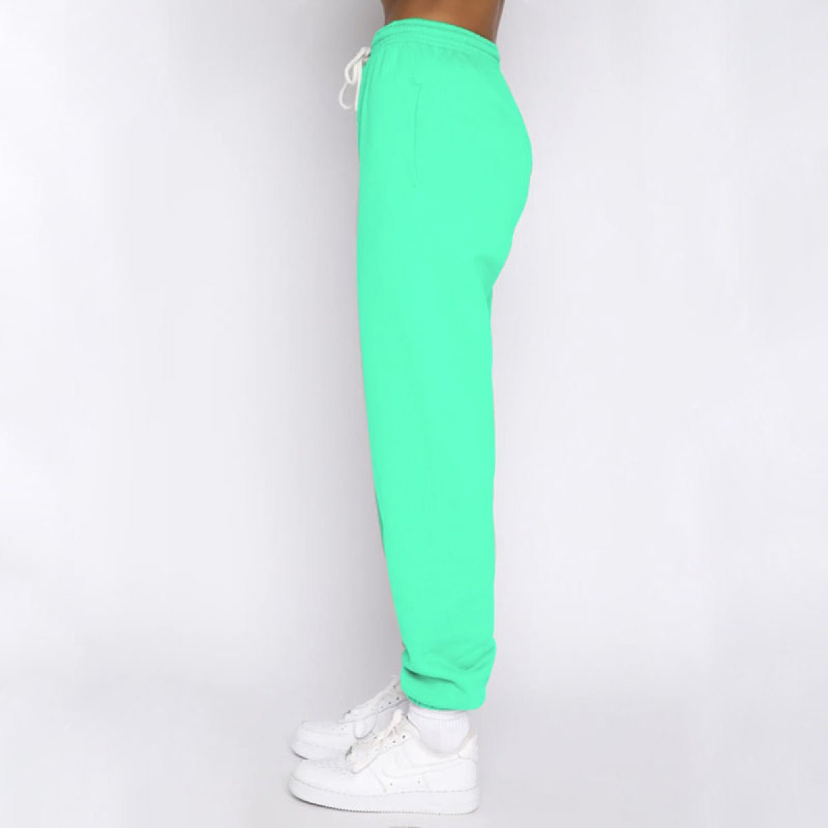 Stand-Up Collar Zipper Pullover Long-Sleeved Sweatshirts & Tie Pants Sets - Talk to the tee store
