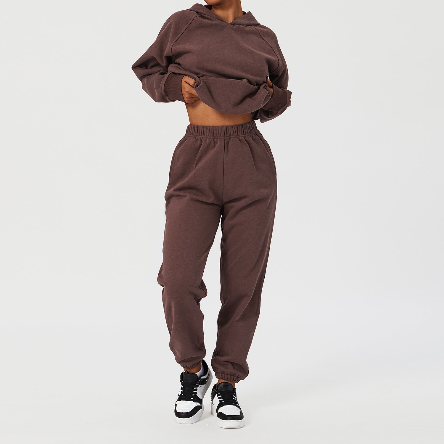 Winter Hooded Loose Sports Suit - Talk to the tee store