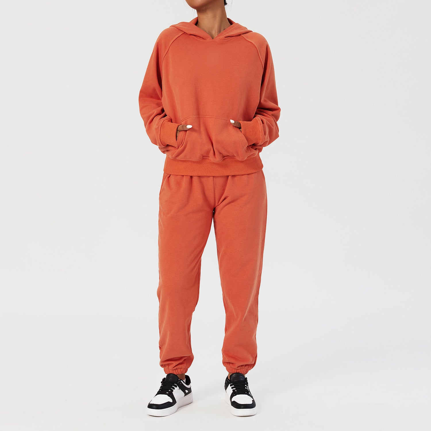 Winter Hooded Loose Sports Suit - Talk to the tee store