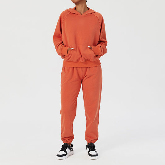 Winter Hooded Loose Sports Suit - Talk to the tee store
