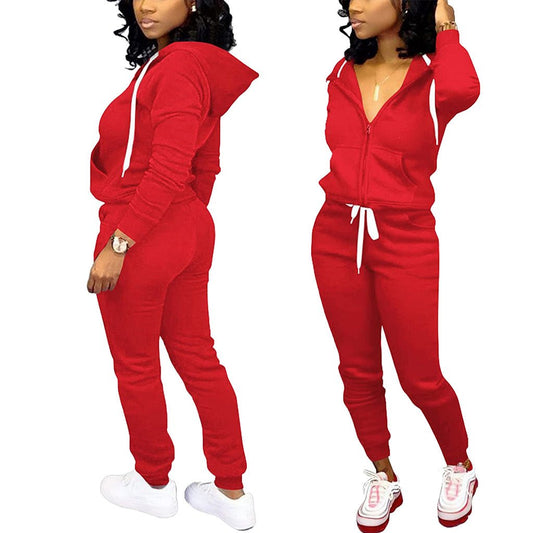 Women 2 Piece Sportwear Set - Talk to the tee store