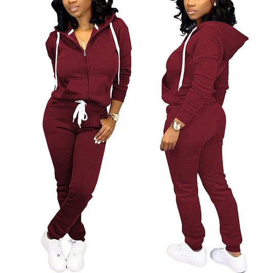 Women 2 Piece Sportwear Set - Talk to the tee store