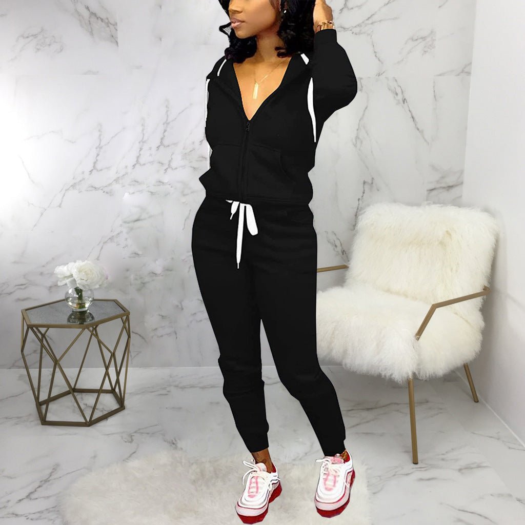 Women 2 Piece Sportwear Set - Talk to the tee store