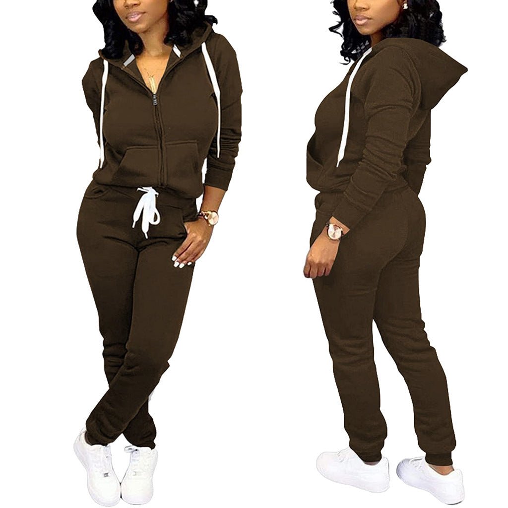 Women 2 Piece Sportwear Set - Talk to the tee store