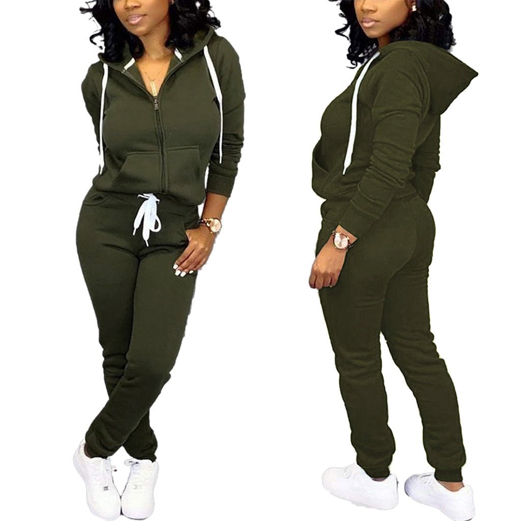 Women 2 Piece Sportwear Set - Talk to the tee store