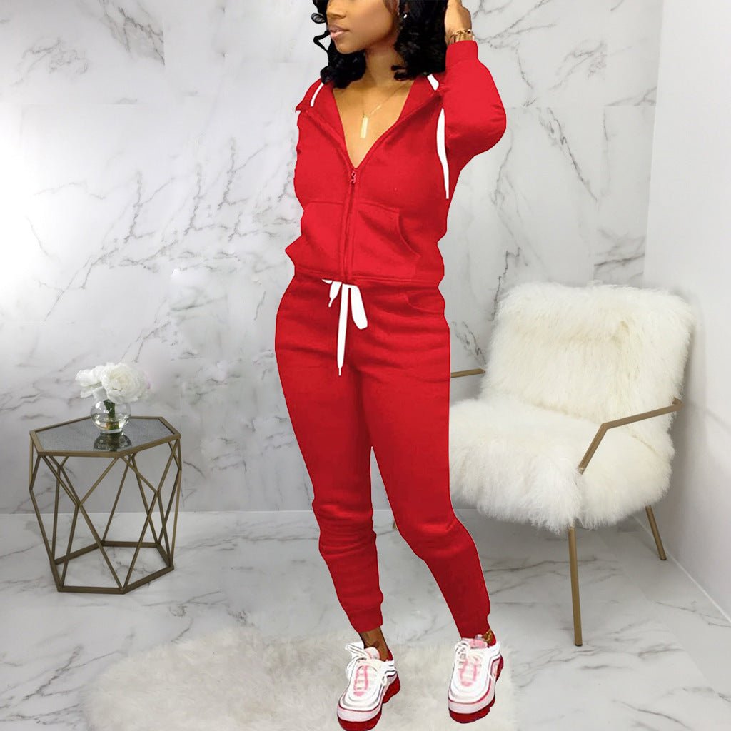 Women 2 Piece Sportwear Set - Talk to the tee store