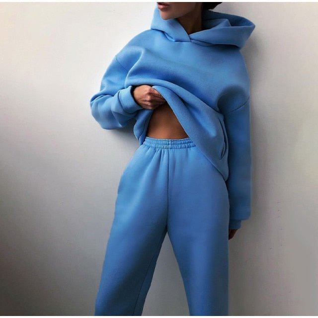 Women's Hoodie Two Piece Sets - Talk to the tee store