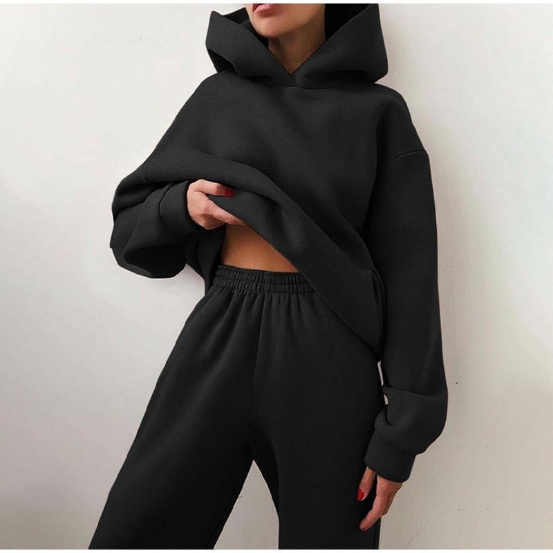 Women's Hoodie Two Piece Sets - Talk to the tee store