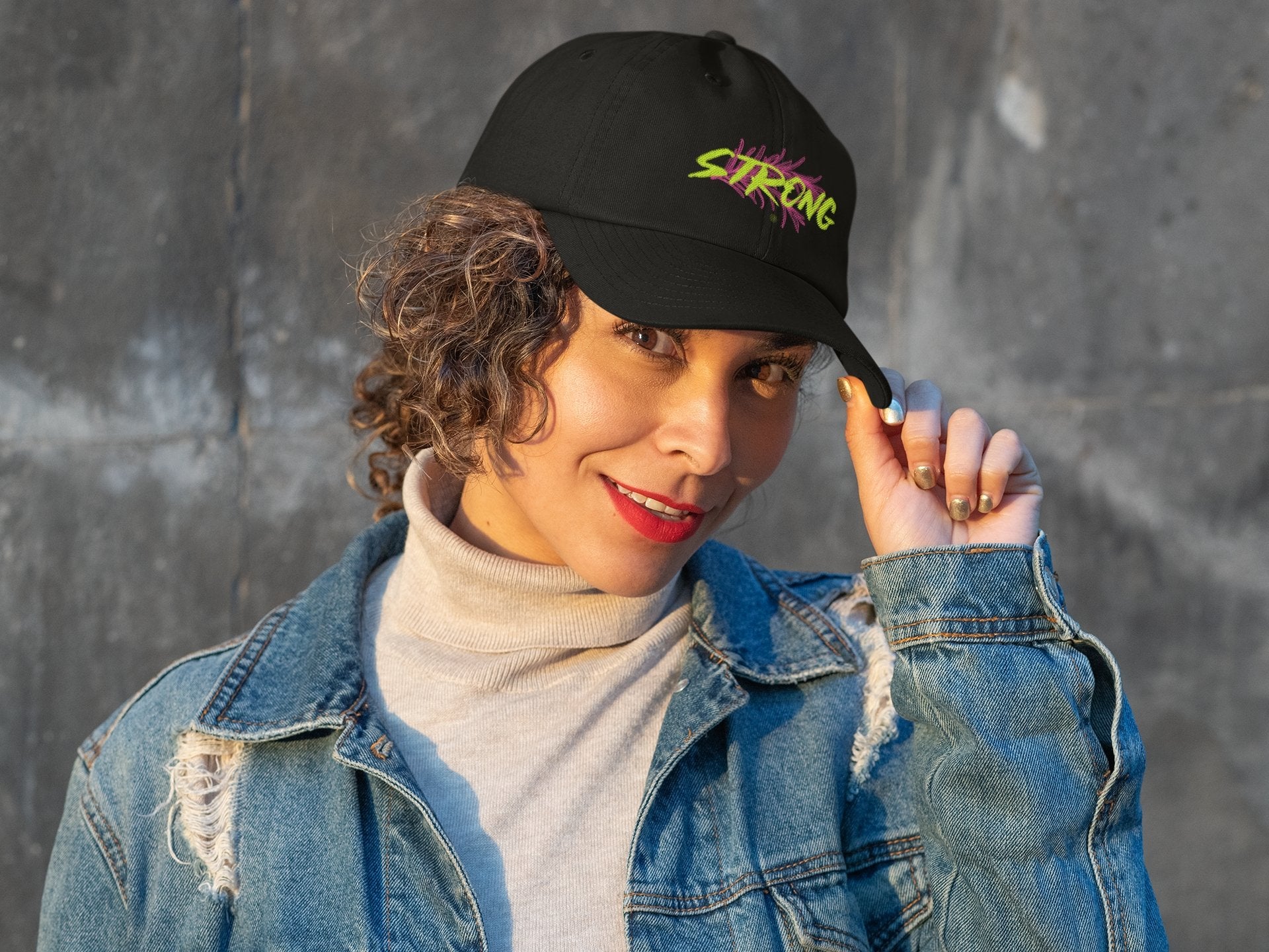 Women's Strong Cap - Talk to the tee store